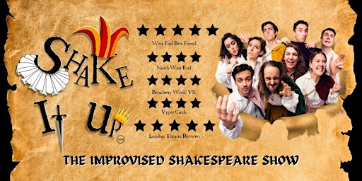Imagem principal do evento ShakeItUp: The Improvised Shakespeare Show