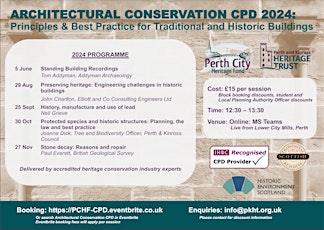 Architectural Conservation CPD Series - Block Booking