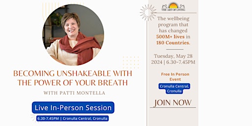 Becoming Unshakeable with the Power of your Breath primary image