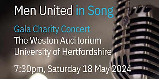 Imagem principal do evento Men United in Song: A Gala Benefit Concert for Prostate Cancer UK