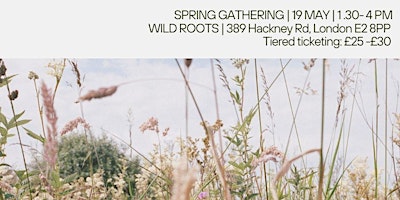 Spring gathering day, diary, yoga, meditation and live music primary image