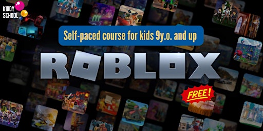 Primaire afbeelding van Game Design in Roblox - free self-paced coding course for kids