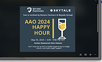 Primaire afbeelding van Happy Hour with Revere Partners VC & Skytale Group