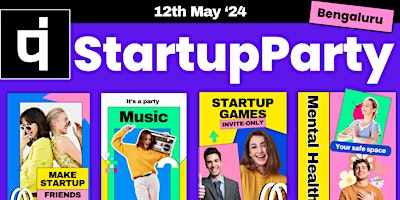Imagen principal de StartupParty - The Coolest Startup Event of Bengaluru