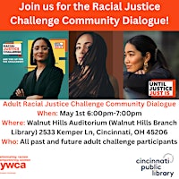 Imagem principal do evento YWCA GC| CHPL Adult Racial Justice Challenge Community Dialogue