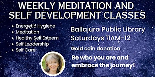 Imagem principal do evento Weekly Meditation and Self Development Classes