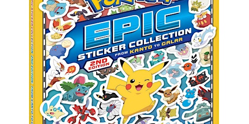 Imagem principal de Read eBook [PDF] PokÃ©mon Epic Sticker Collection 2nd Edition From Kanto to
