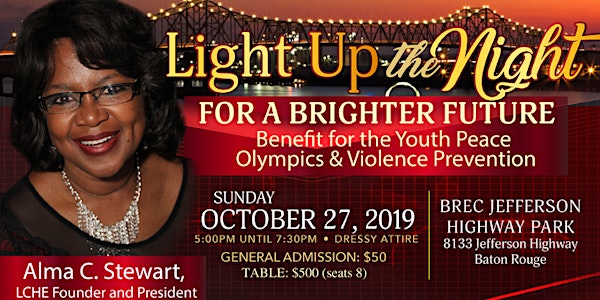 Light Up the Night for a Brighter Future Annual Fundraiser for Youth Peace Olympics