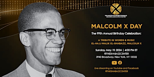 Immagine principale di Malcolm X Day: Living the Legacy 