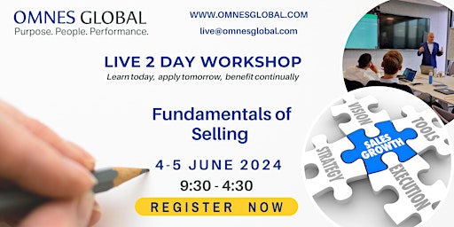 Primaire afbeelding van Fundamentals of Selling: 2 Day Training