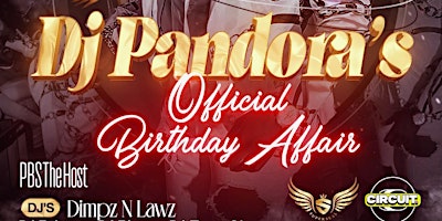 DJ Pandora's Official Birthday Affair primary image