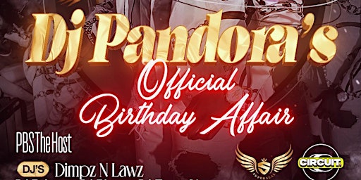 Imagem principal do evento DJ Pandora's Official Birthday Affair