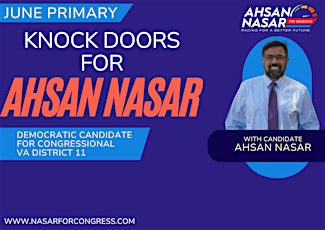 Nasar Campaign Canvassing Event (Annandale)