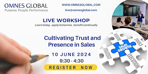 Imagem principal do evento Cultivating  Trust and Presence in Sales