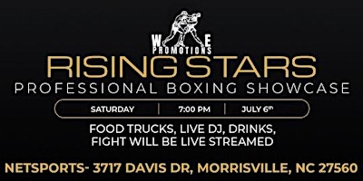 Imagem principal de Rising Stars: Professional Boxing Showcase