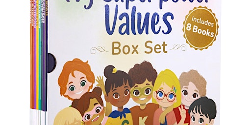 Immagine principale di [Ebook] My Superpower Values 8 Book Box Set (Books 1-8 Kindness  Mindfulnes 