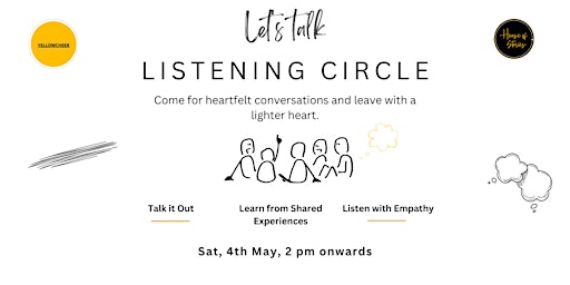 Imagem principal do evento Let's Talk - Listening Circle
