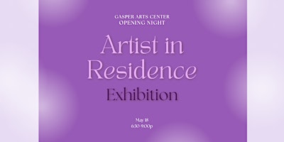 Artist in Residence Show at Gasper Arts primary image