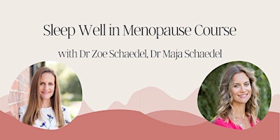 Hauptbild für Sleep Well in Menopause Course