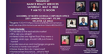 Nance Realty Services 2024 Home Buyer Seminar