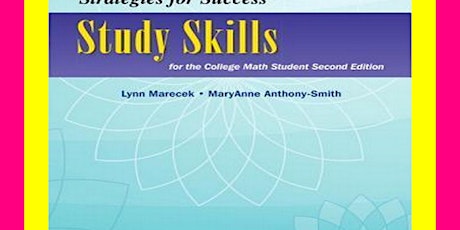 Read Ebook Strategies For Success Study Skills for the College Math Student