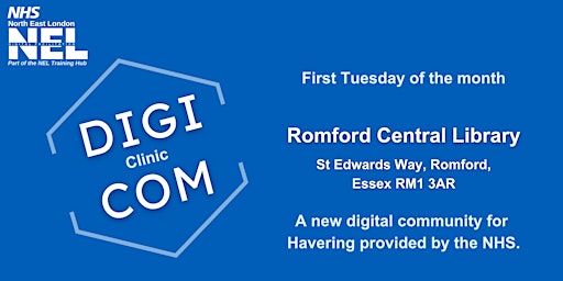 Digi-Com Clinic @  Romford Central Library primary image