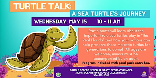 Imagem principal do evento Turtle Talk: A Sea Turtle's Journey