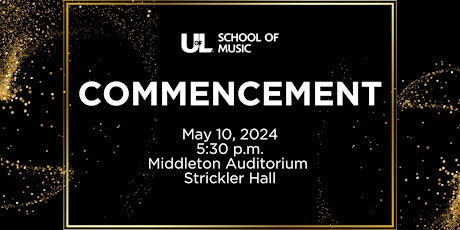 School of Music Commencement