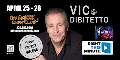 Immagine principale di Comedian Vic Dibitetto Live in Naples, Florida! 