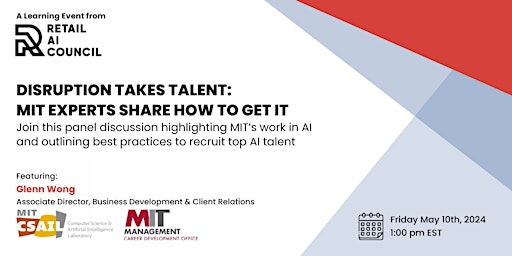 Hauptbild für Disruption Takes Talent: MIT Experts Share How to Get It