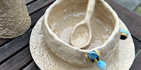 Handbuild your own clay plate,  bowl and spoon