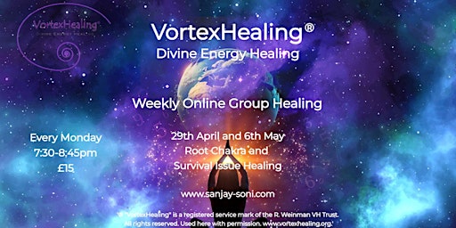 Imagen principal de VortexHealing® Divine Energy Healing - Group Session