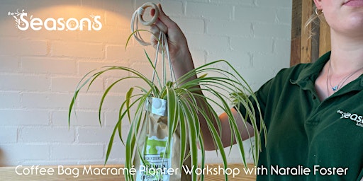 Imagem principal do evento Macramé Coffee Bag Planter Workshop with Natalie Foster