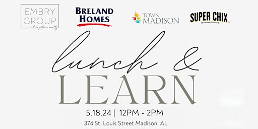 Lunch and Learn w/ EG and Breland Homes primary image