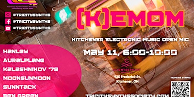 (K)EMOM #3 Kitchener Electronic Music Open Mic primary image
