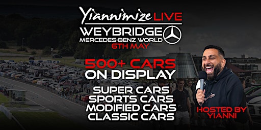Imagen principal de Yiannimize Live Mercedes-Benz World - Car Show