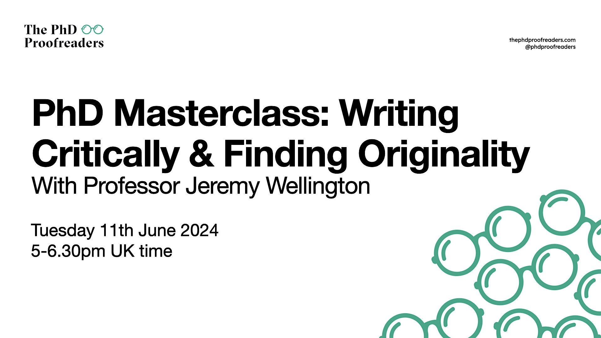 PhD Masterclass: Writing Critically and ‘Finding’ Originality