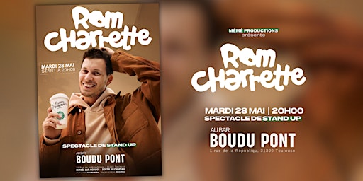 Imagem principal do evento ROM CHARRETTE dans BONNE PERSONNE - Spectacle de Stand Up Comedy
