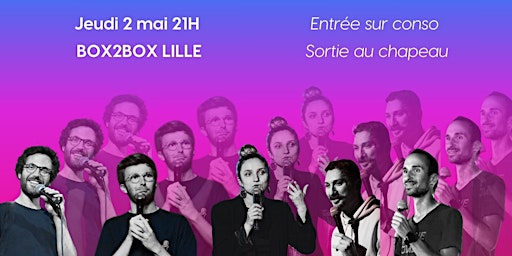 Hauptbild für Soirée stand-up du Shuffle Comedy Club #4 au Box2Box