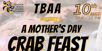 Imagem principal do evento TBAA Mother's Day Crab Feast