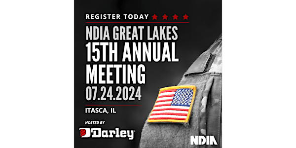 15th ANNUAL NDIA GREAT LAKES CHAPTER MEETING
