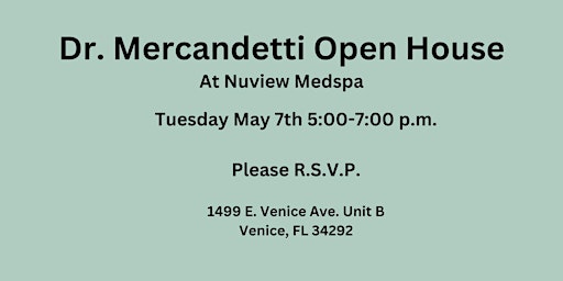 Dr. Mercandetti Open House primary image