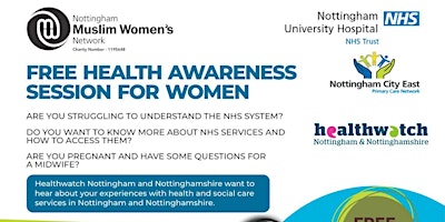 Primaire afbeelding van Health Awareness Session for Women