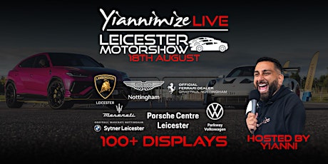 Yiannimize Live  Leicester Motor Show