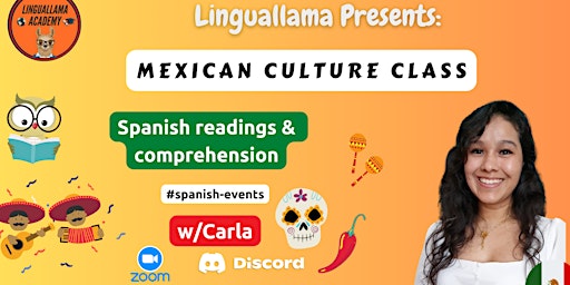 Mexican culture class | Spanish readings and comprehension primary image