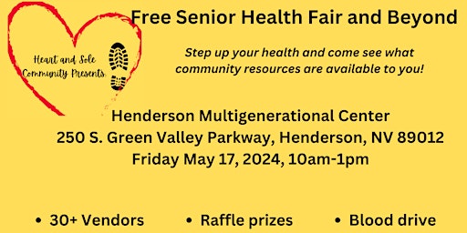 Imagem principal do evento FREE Senior Health Fair and Beyond!
