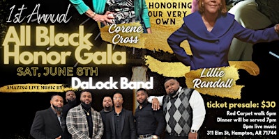 1st Annual All Black Honor Gala primary image