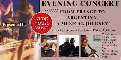 Hauptbild für Evening Concert - From France to Argentina - A Musical Journey!