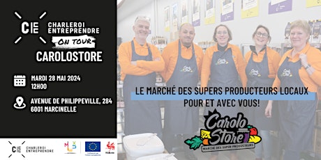 Imagem principal do evento Charleroi Entreprendre On Tour#1  - Carolostore