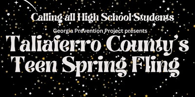 Taliaferro County's Teen Spring Fling primary image